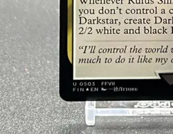 Rufus Shinra (Extended Art) Final Fantasy Foil 503 MTG - Image 3