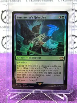 2025 MFG FINAL FANTASY SUMMONER'S GRIMOIRE # R 0205 RARE FOIL ARTIFACT CARD - Image 1