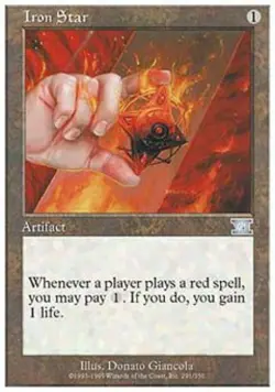 Iron Star - Light Play MTG Classic 6th Edition - Image 1