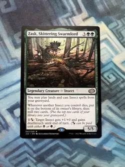 MTG Zask, Skittering Swarmlord NM Unplayed Jumpstart 2022 - Image 1