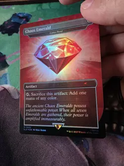 Chaos Emerald (Lotus Petal) Red 7032 Secret Lair Drop Sonic Bonus MTG NM - Image 2