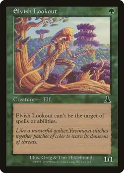 Elvish Lookout - Light Play MTG Urza's Destiny - Image 1
