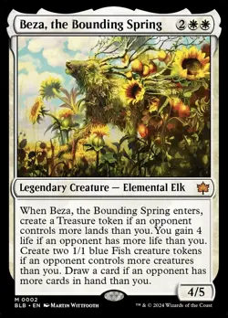 Beza, the Bounding Spring Bloomburrow (BLB) #2 Near Mint MTG Magic - Image 1