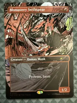 MTG Monastery Swiftspear #2043 Raised Foil Rare Secret Lair Drop Series (SLD)  - Image 2