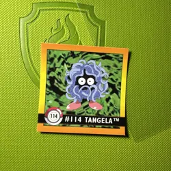 1999 Artbox Stickers Series 1 Pokémon Card Sticker TCG #114 Tangela NM - Image 1