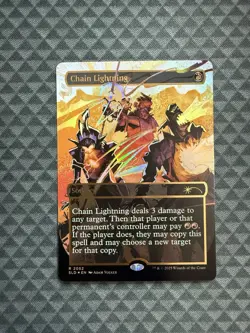 MTG Chain Lightning #2052 Raised Foil Rare Secret Lair Drop Series (SLD)  - Image 1