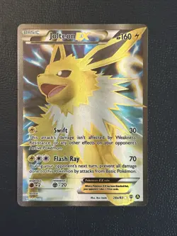 Pokemon TCG Jolteon EX 28a/83 Generations Ultra Rare Holo Full Art  - Image 1