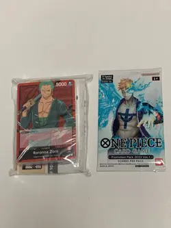 ONE PIECE Card Game Zoro Demo Deck Kit & Promo Pack 2023 Vol. 1 Sealed - English - Image 1
