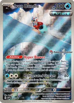 Iron Bundle - 066 (Pokemon Center Exclusive) 066 Sv: Scarlet & Violet Promo Cards Holo - Image 1