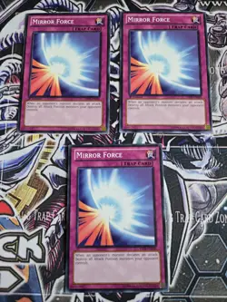 3x Mirror Force x3 YSYR-EN040 Common 2x 1st Edition NM Playset Yugioh - Image 1