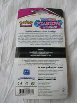 NEW Fusion Strike Tepig Blister BOLD SWIRL Pokémon TCG Sword and Shield Cards - Image 3
