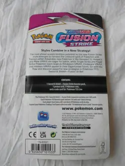 NEW Fusion Strike Tepig Blister BOLD SWIRL Pokémon TCG Sword and Shield Cards - Image 6