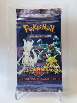 Pokemon Legendary Collection Booster Pack Factory Sealed WOTC Mewtwo Machamp Art - Image 1
