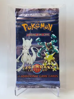 Pokemon Legendary Collection Booster Pack Factory Sealed WOTC Mewtwo Machamp Art - Image 3