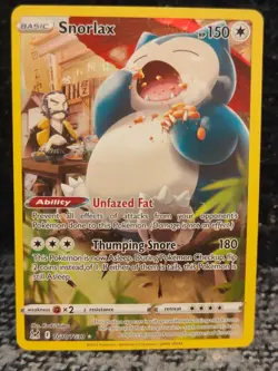 Pokémon TCG Snorlax Lost Origin Trainer Gallery TG10/TG30 Holo Ultra Rare - Image 1