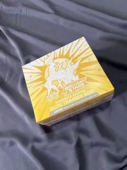 Brilliant Stars Pokemon Center Sealed Elite Trainer Box ETB Arceus Card TCG New - Image 3