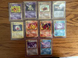 Pokemon Japanese Team Rocket Holo/uncommon/common 45 Cards 1996 Vintage NM/LP - Image 11