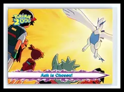 💥 2000 Topps Pokemon The Movie 2000 Ash Is Chosen # 46 - Image 3