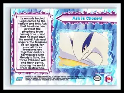 💥 2000 Topps Pokemon The Movie 2000 Ash Is Chosen # 46 - Image 4