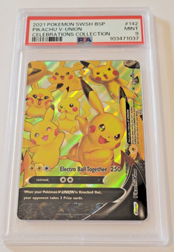 🔴Pikachu V-Union SWSH #142 SWSH: Sword & Shield Promo Cards Holo Pokemon PSA 9 - Image 4