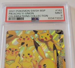 🔴Pikachu V-Union SWSH #142 SWSH: Sword & Shield Promo Cards Holo Pokemon PSA 9 - Image 5