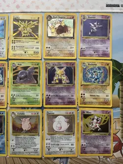 Vintage Pokemon Card Lot Holo First Edition Shadowless Fire Blissey Alakazam - Image 2