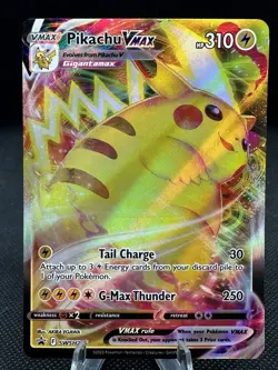 Pikachu VMAX SWSH286 Pokemon Sword & Shield Black Star Promo Cards Holo NM - Image 1