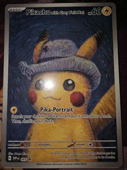 Pikachu with Grey Felt Hat 085 Sv: Scarlet & Violet Promo Cards Regular - Image 2