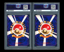 PTCG Pokemon PSA10*2 Abra & Kadabra Common 1998 Red/Green Gift Set Japanese - Image 4