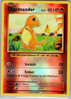 Charmander 9/108 - Pokemon TCG XY: Evolutions - Reverse Holo Common (NM) - Image 3