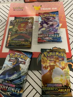 Pokémon TCG: Celebrations Collection Box [Dark Sylveon V or Lance's Charizard V Oversize] (2021) - Image 8
