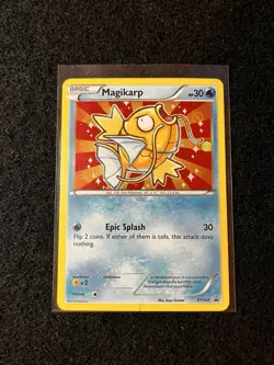 2016 Magikarp XY143 Black Star Promo Holo Shiny Pokemon Card - Image 1