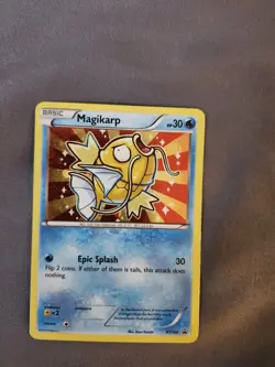 2016 Magikarp XY143 Black Star Promo Holo Shiny Pokemon Card - Image 1
