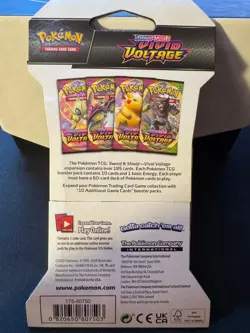 Pokémon Sword & Shield Vivid Voltage Blister Booster Pack - Image 4