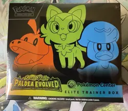 Pokemon Center Exclusive Paldea Evolved ETB Elite Trainer Box - Sealed / NEW - Image 1