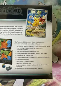 Pokemon Center Exclusive Paldea Evolved ETB Elite Trainer Box - Sealed / NEW - Image 5