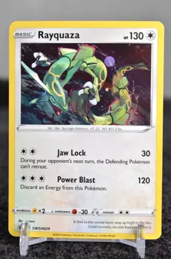 Pokemon Rayquaza SWSH029 Holo Black Star Promo NM - Image 1