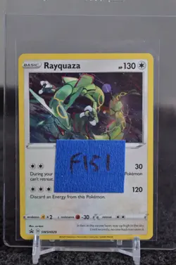 Pokemon Rayquaza SWSH029 Holo Black Star Promo NM - Image 11