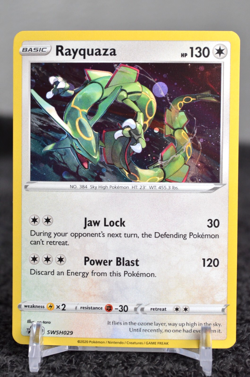 Pokemon Rayquaza SWSH029 Holo Black Star Promo NM - Image 12