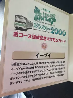 Eevee (JR East Stamp Rally) 11/53 Wotc Promo Regular - Image 11