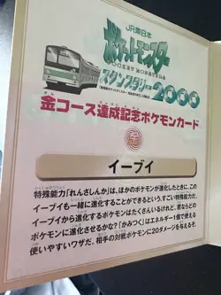 Eevee (JR East Stamp Rally) 11/53 Wotc Promo Regular - Image 6