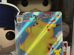 Pokemon TCG 25th Anniversary Celebrations - Surfing Pikachu Vmax #09/25 Card - Image 2