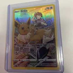 Eevee TG11/TG30 SWSH09:Brilliant Stars Trainer Gallery PokÃ©mon Card NM Free Ship - Image 1
