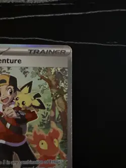 PokÃ©mon TCG Destined Rivals Ethan's Adventure Full Art Trainer Card 236/182 Sir - Image 3