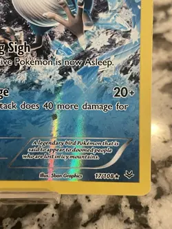 Articuno 17/108 Roaring Skies Reverse Holo Rare Pokemon Card TCG LP - Image 5