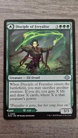 Disciple of Freyalise (Uncommon) #250 Modern Horizons 3 MTG NM - Image 1