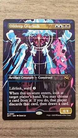 Oildeep Gearhulk (Mythic Borderless) #351 Aetherdrift MTG NM - Image 1