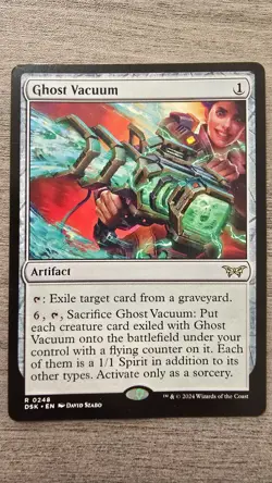 Ghost Vacuum (Rare) #248 Duskmourn: House of Horror MTG MP - Image 1