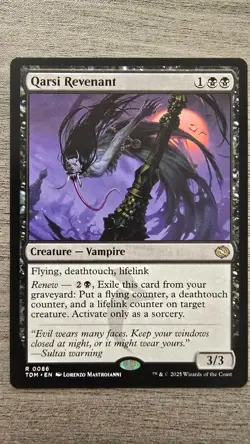 Qarsi Revenant (Rare) #86 Tarkir: Dragonstorm MTG NM - Image 1