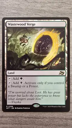 Wastewood Verge (Rare) #268 Aetherdrift MTG NM - Image 1